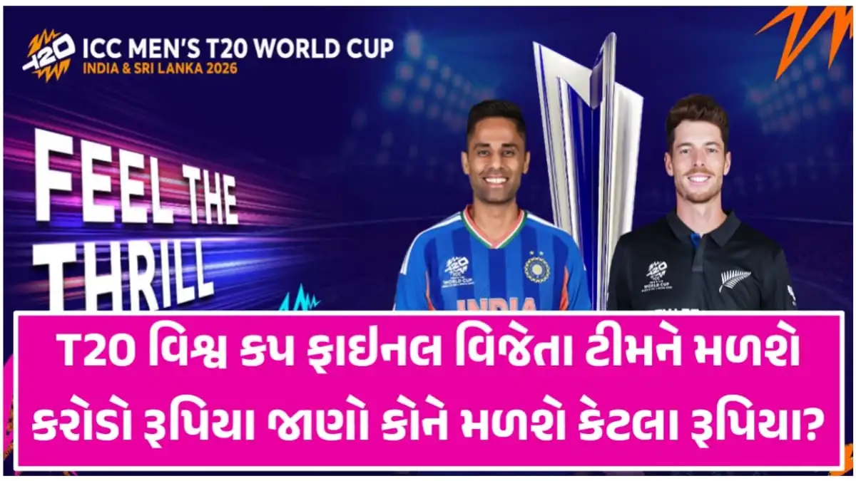 T20 World Cup 2026 Prize Money Details